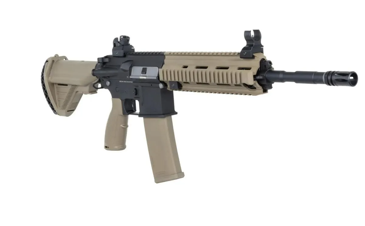 Specna Arms SA-FH07 Flex Gen.2 mit HAL ETU u. Mosfet Half-Tan 0,5 Joule AEG ab 14J